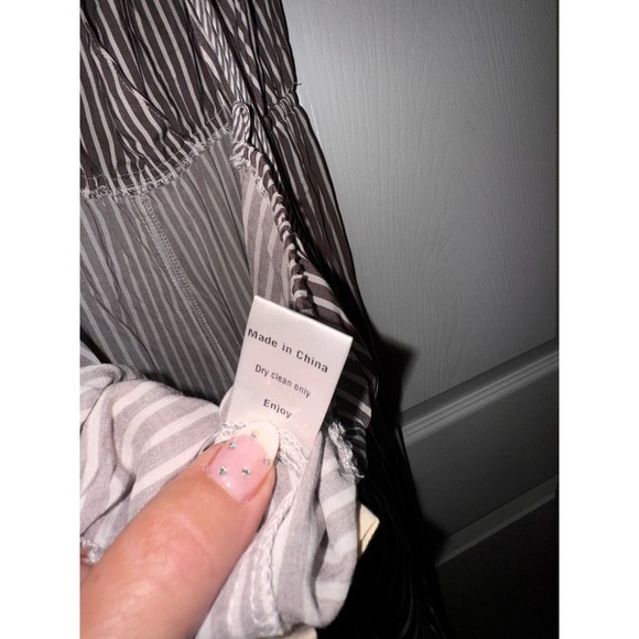 Nightcap Clothing Striped JUMPSUIT Bohemian Resort Wear Size L - Picture 9 of 9